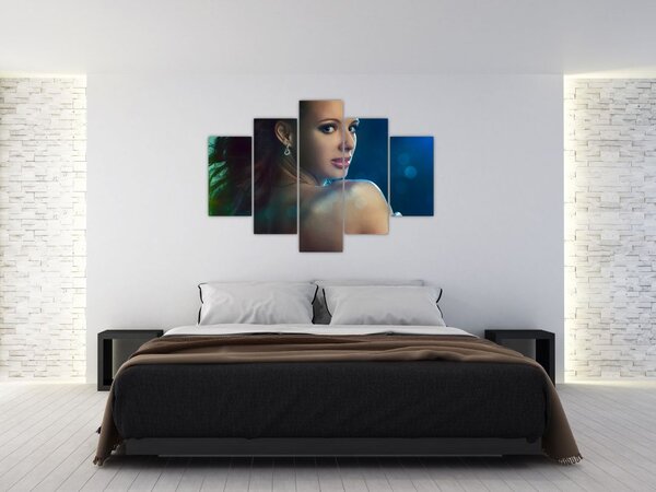 Slika - Pogled mlade ženske (150x105 cm)