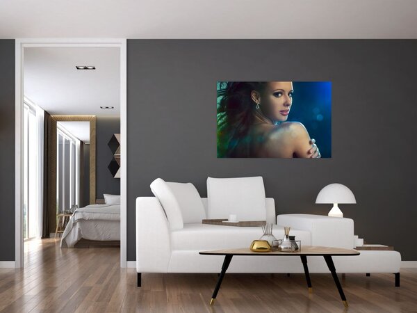 Slika - Pogled mlade ženske (90x60 cm)
