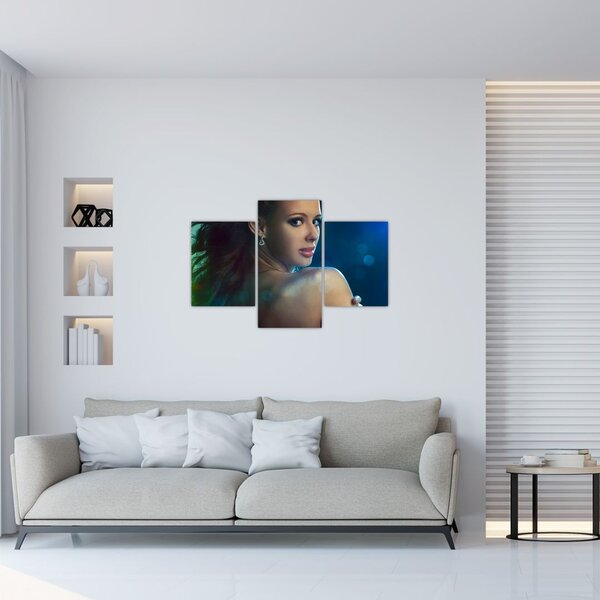 Slika - Pogled mlade ženske (90x60 cm)