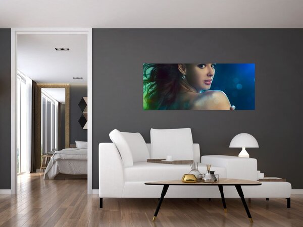 Slika - Pogled mlade ženske (120x50 cm)