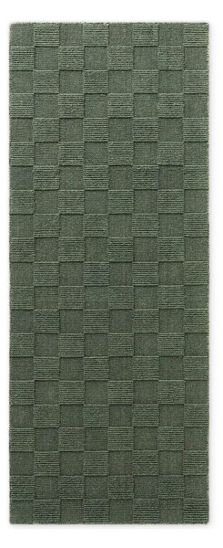 Tamno zelena ručno rađena vunena staza 80x200 cm Scala – Villeroy&Boch