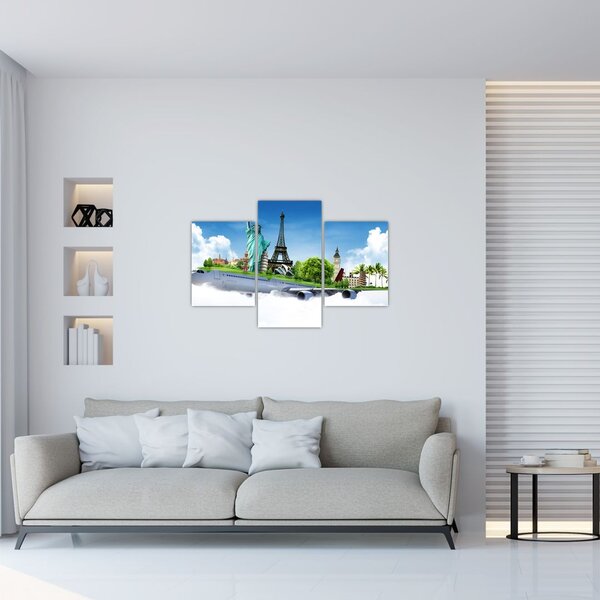 Slika - Pot okoli sveta (90x60 cm)