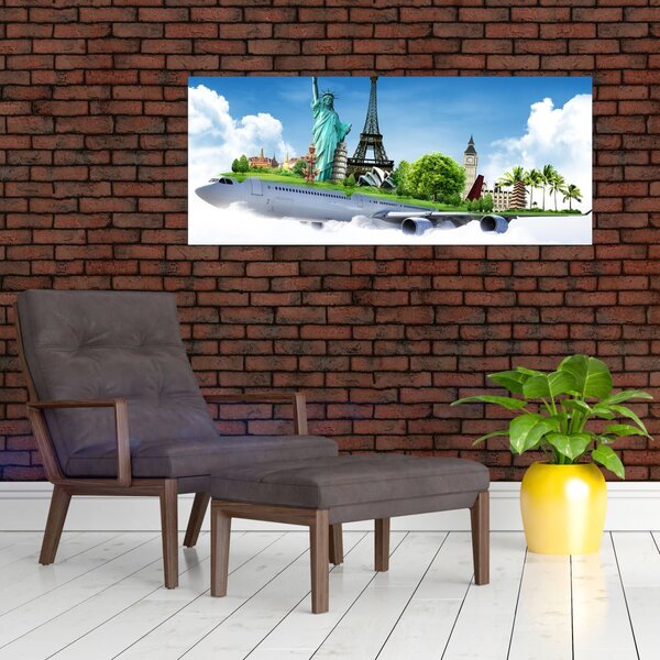 Slika - Pot okoli sveta (120x50 cm)