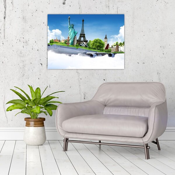 Slika - Pot okoli sveta (70x50 cm)