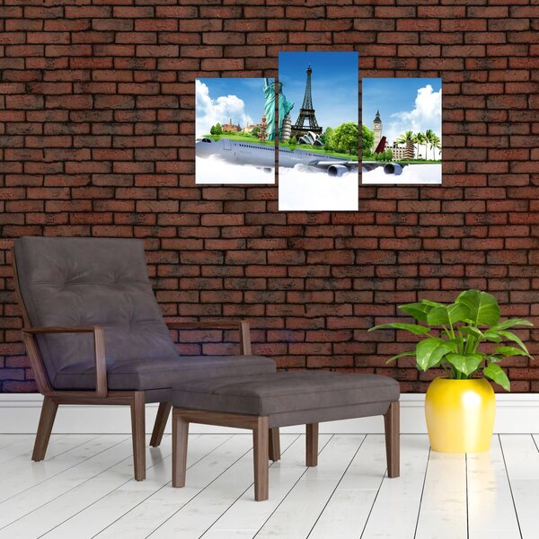 Slika - Pot okoli sveta (90x60 cm)