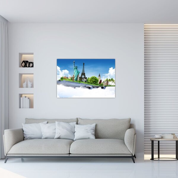 Slika - Pot okoli sveta (90x60 cm)