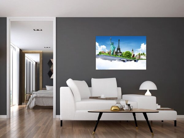 Slika - Pot okoli sveta (90x60 cm)