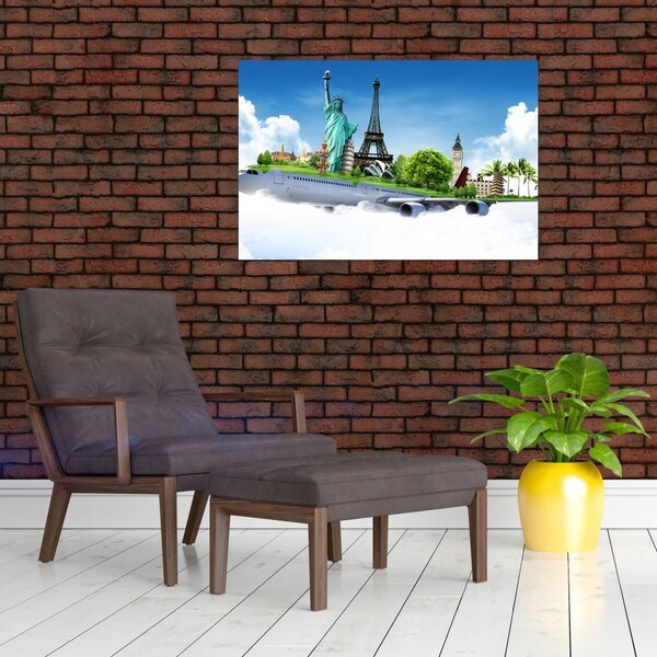 Slika - Pot okoli sveta (90x60 cm)