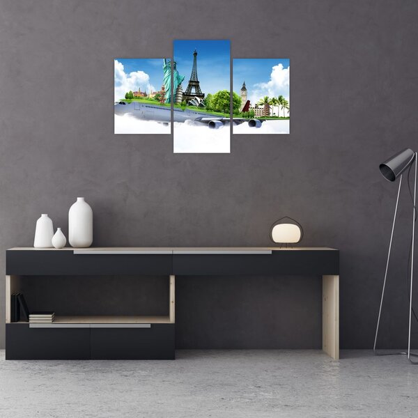 Slika - Pot okoli sveta (90x60 cm)