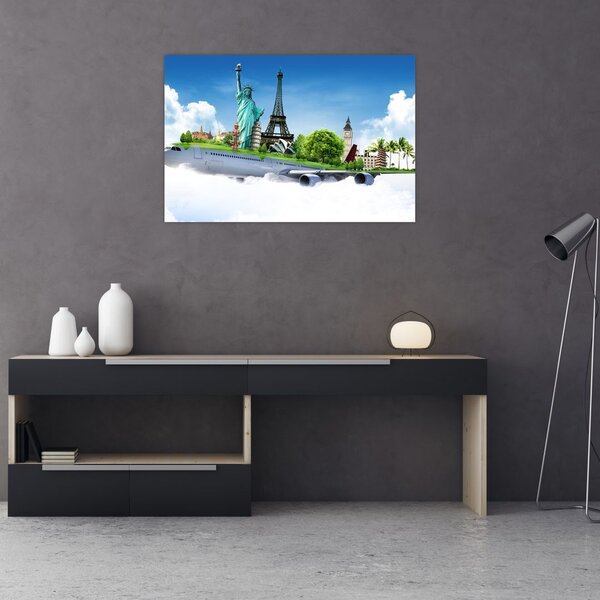 Slika - Pot okoli sveta (90x60 cm)