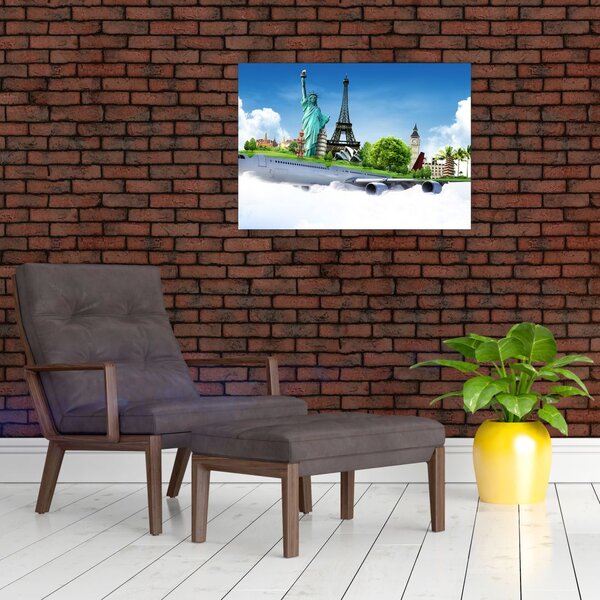 Slika - Pot okoli sveta (70x50 cm)