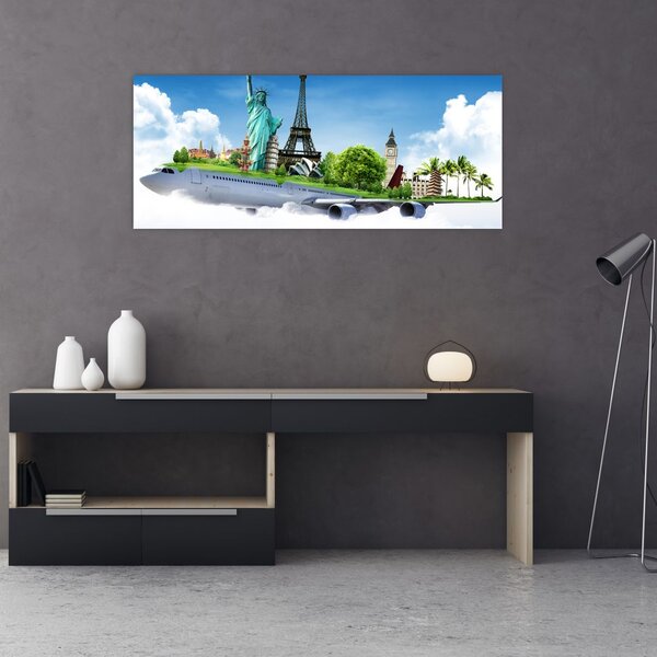 Slika - Pot okoli sveta (120x50 cm)