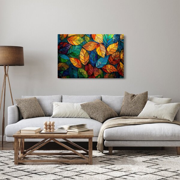 Slika - Mozaik od lišća (90x60 cm)