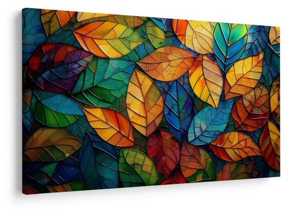 Slika - Mozaik od lišća (90x60 cm)