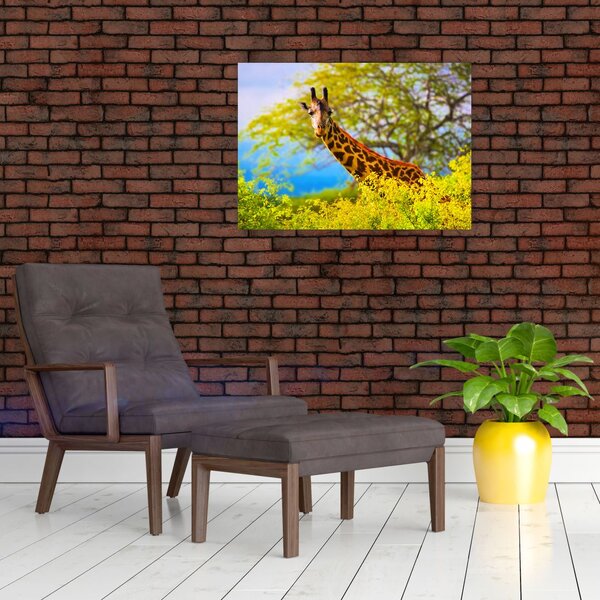 Slika žirafe v Afriki (70x50 cm)