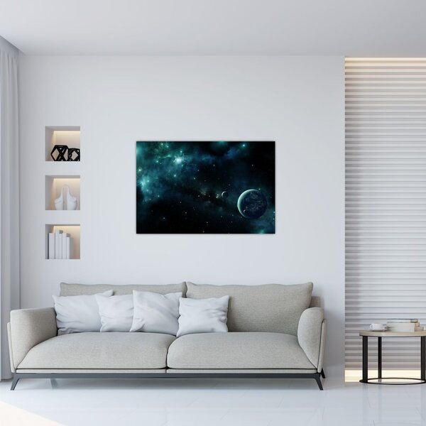 Slika - Življenje v vesolju (90x60 cm)
