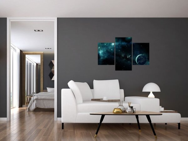 Slika - Življenje v vesolju (90x60 cm)