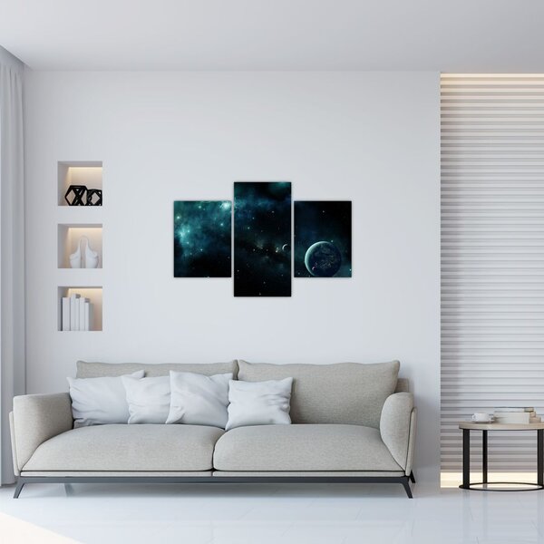 Slika - Življenje v vesolju (90x60 cm)