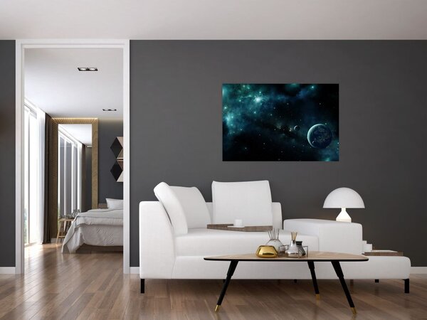 Slika - Življenje v vesolju (90x60 cm)