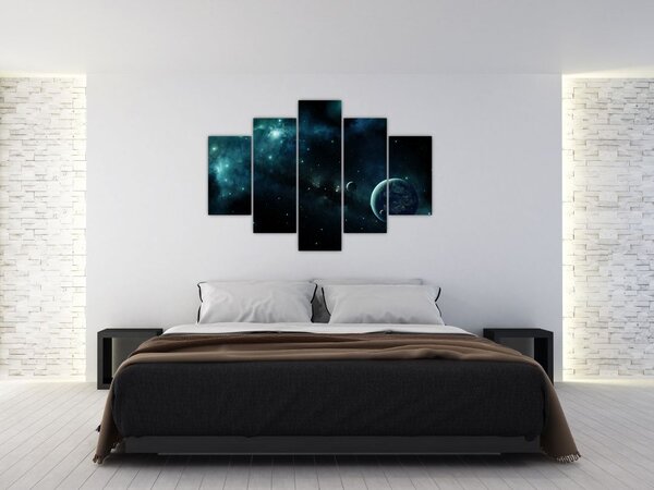 Slika - Življenje v vesolju (150x105 cm)
