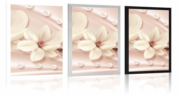 Plakat luksuzna magnolija