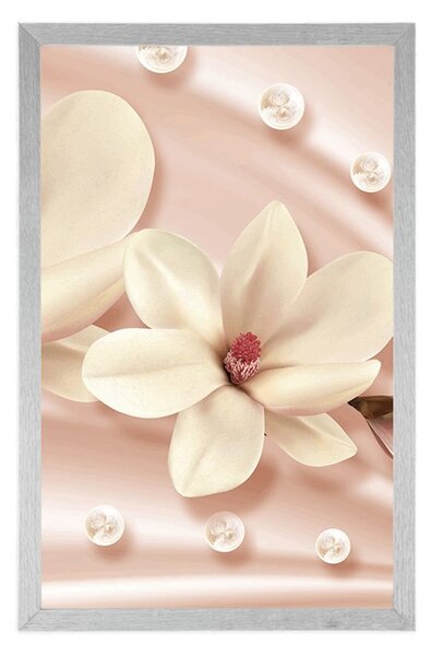 Plakat luksuzna magnolija