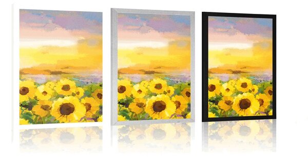 Plakat polje suncokreta