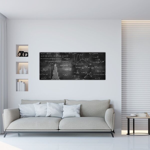Slika - Ljubezen do številk (120x50 cm)