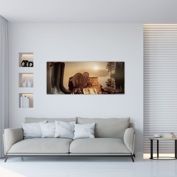 Slika - Tihožitje ribiča (120x50 cm)
