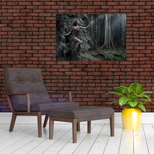 Slika - Gozdna vila (90x60 cm)