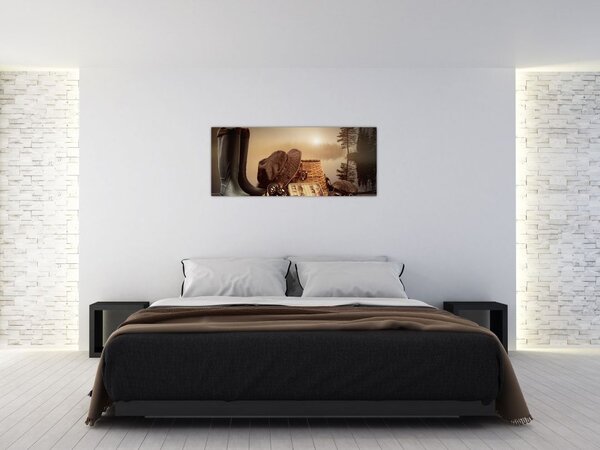 Slika - Tihožitje ribiča (120x50 cm)
