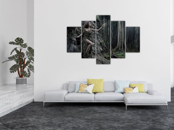 Slika - Gozdna vila (150x105 cm)