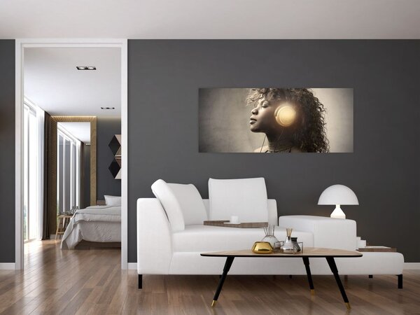 Slika - Moč glasbe (120x50 cm)