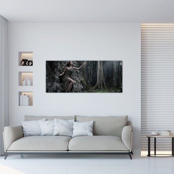Slika - Gozdna vila (120x50 cm)
