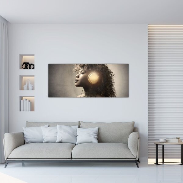 Slika - Moč glasbe (120x50 cm)