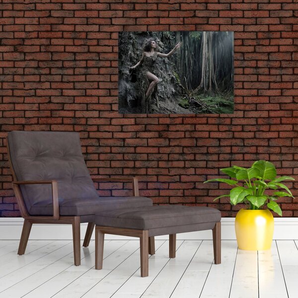 Slika - Gozdna vila (70x50 cm)