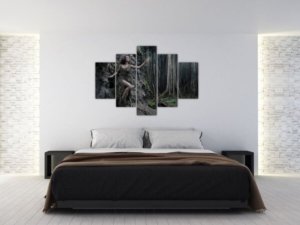 Slika - Gozdna vila (150x105 cm)