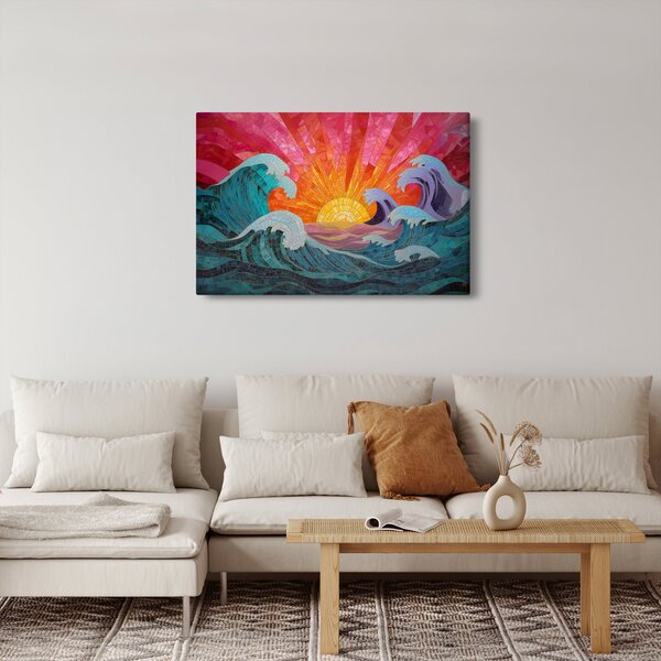 Slika - Mozaik valova (90x60 cm)