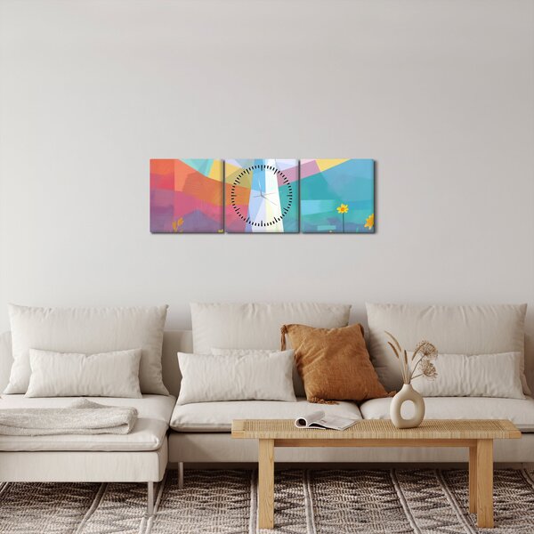 Slika - Čuvar cvijeća (sa satom) (90x30 cm)