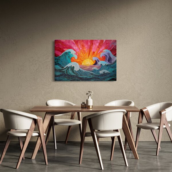 Slika - Mozaik valova (90x60 cm)