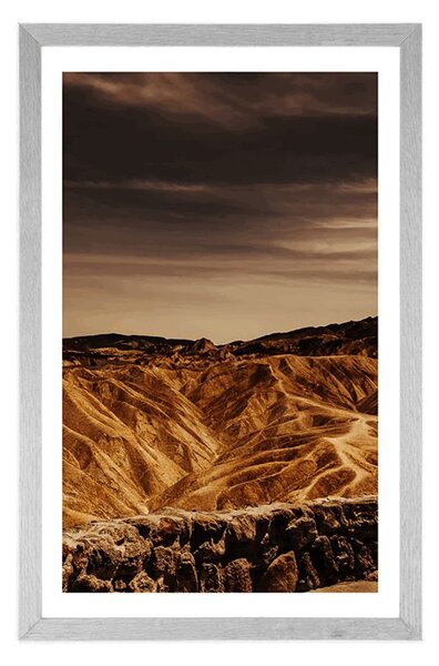 Plakat s paspartuom Nacionalni park Death Valley u Americi