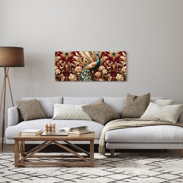 Slika – Elegantni paun (120x50 cm)