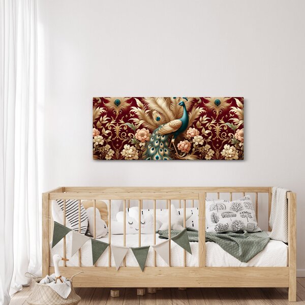 Slika – Elegantni paun (120x50 cm)
