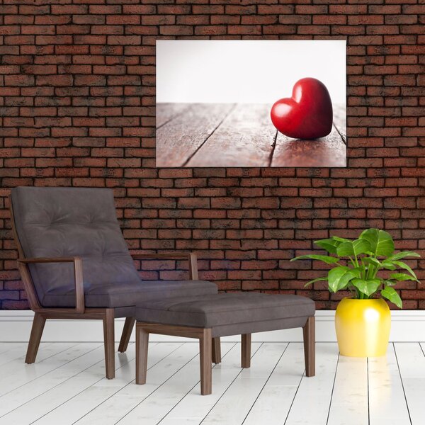 Slika lesenega srca (90x60 cm)