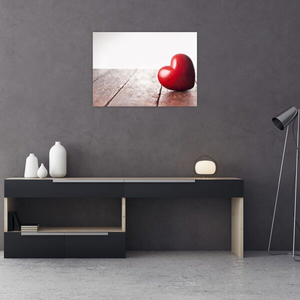 Slika lesenega srca (70x50 cm)