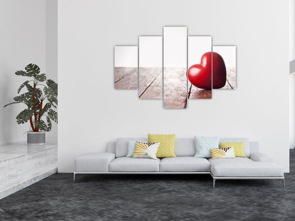 Slika lesenega srca (150x105 cm)