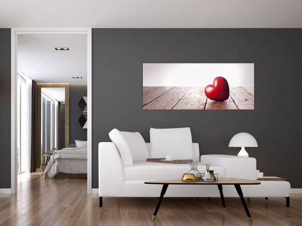 Slika lesenega srca (120x50 cm)
