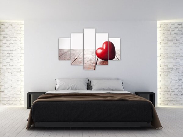 Slika lesenega srca (150x105 cm)