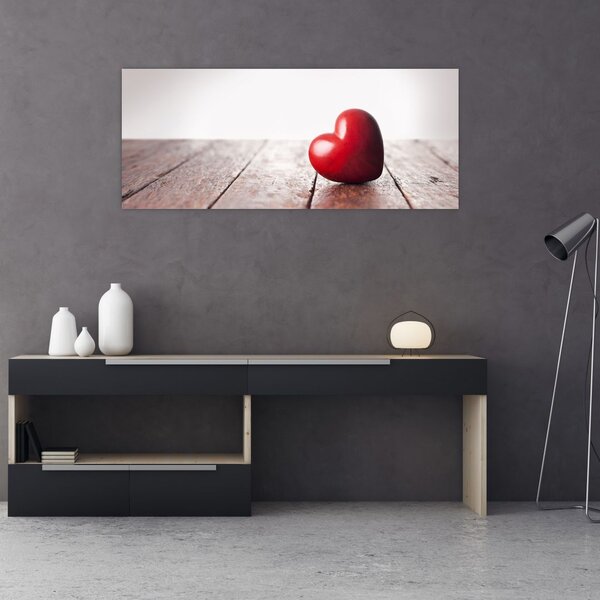 Slika lesenega srca (120x50 cm)