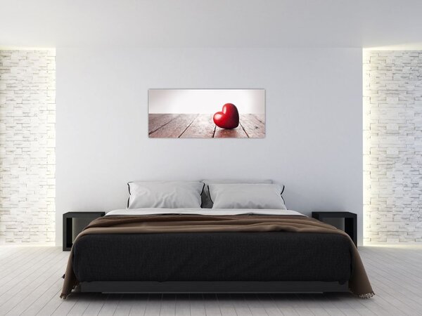 Slika lesenega srca (120x50 cm)